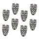 thumbnail image 3 of AURARMLET 50Ud Colgantes De Aleación Plateada Con De Para Llaveros Y Accesorios, 3 of 8