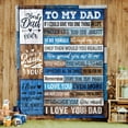 thumbnail image 5 of Dad Birthday Gift Birthday Gifts for Dad from Daughter Son Best Dad Gifts Soft Throw Blanket for Bedding Sofa (Dad Gifts, 40 x 50 Inch), 5 of 6