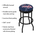 thumbnail image 3 of Trademark Gameroom Washington Capitals Logo Black Ribbed Barstool, 3 of 5