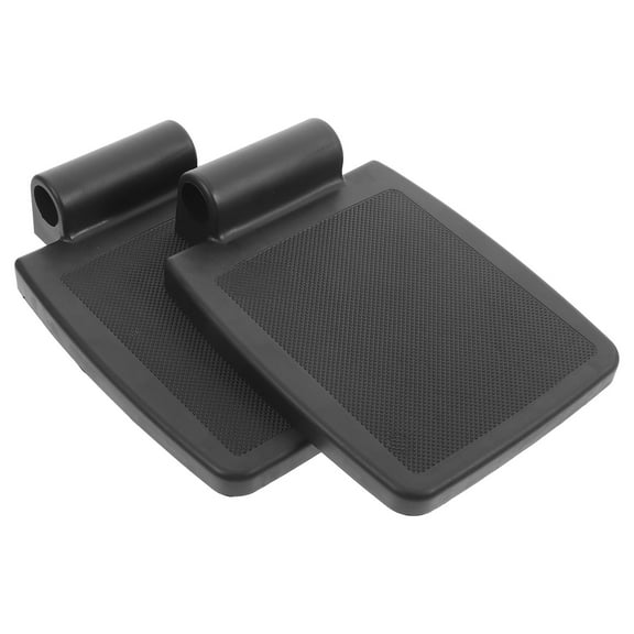 MUSEYA 2Pcs Sturdy Wheelchair Pedal Black PP For Seniors Wheelchair Accessories Daily Use