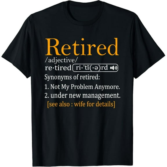 Sam Soft Retired Definition Shirt Dad Retirement Party Men's T-Shirt