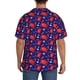 thumbnail image 3 of Balery Cute Crabs Camisa Casual de Manga Corta con Botones para Hombre, Texturizada, Estilo Cubano, para Playa, Verano-Medium, 3 of 5