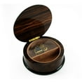 thumbnail image 2 of 30 NOTE Gorgeous Handcrafted Round Butterfly and Floral Music Jewelry Box - Beauty and the Beast, 2 of 2