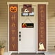 thumbnail image 5 of Matsuzay Decoraciones de Halloween Colgante de para el hogar Letrero de Halloween o trato Letrero colgante de puerta con luz Led Decoración Kits de decoración para fiestas Matsuzay HA007782-00, 5 of 6