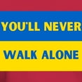 thumbnail image 3 of CafePress - You'Ll Never Walk Alone Pro Ukraine T Shirt - Men's Classic Graphic Cotton T-Shirt, 3 of 4