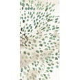 thumbnail image 2 of Vess, June Erica 9x14 Black Ornate Wood Framed with Double Matting Museum Art Print Titled - Green Flowerhead II, 2 of 4