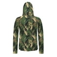 thumbnail image 6 of YUGYXL Women's Camo Sun Protection Hoodie With Mask UPF 50 Lightweight Summer Fishing Shirts Beach Rash Guard Plus Size B Multicolor XXXL, 6 of 7