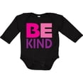 thumbnail image 3 of Inktastic Be Kind Logo in Pink and Purple Boys or Girls Long Sleeve Baby Bodysuit, 3 of 5