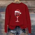 thumbnail image 2 of My Items Talove Long Sleeve Shirts for Women Graphic Printed Sweatshirt Women Fall Clothes Pullover Tops Womens Tops Trendy 2025 Christmas Shirts, 2 of 3