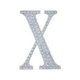 thumbnail image 2 of BalsaCircle 6" Silver Solid Letter Number Self-Adhesive Rhinestones Gems Sticker, 2 of 7