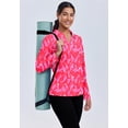 thumbnail image 5 of Pinspark Womens Long Sleeve Workout Tops UPF 50+ Sun Shirts Lightweight Collared Athletic Running Fishing Shirt Quick Dry Golf Polo, 5 of 6