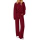 thumbnail image 1 of Conjunto de Chándal PRETTYGARDEN Vino Rojo Manga Larga Talla S, 1 of 8