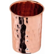 Zap Impex Hammered Copper Glass Pure Copper Tumbler