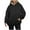 Black, variant on FYEGRE Road Trip Durable Soft Vintage Hoodie Women's Lightweight Fall Winter Hooded Pullover with Front Pocket Long Sleeve Casual Soft Comfortable Loungewear Ou Dark Green XL