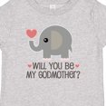 thumbnail image 4 of Inktastic Will You Be My Godmother Boys or Girls Baby T-Shirt, 4 of 5