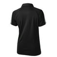 thumbnail image 6 of Sport-Tek Ladies PosiCharge Micro Mesh Colorblock Polo-L (Black/ White), 6 of 6