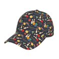thumbnail image 1 of Fotbe Christmas Holiday Bowling Gorro Clásico de Béisbol, Gorra Ajustable con Broche Snapback, Gorro de Exterior de Algodón Suave, 1 of 6