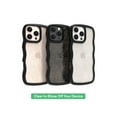 thumbnail image 5 of onn Wavy Grip Phone Case for iPhone 16 Pro Max - Black/Gold Glitter, 5 of 7