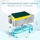 thumbnail image 3 of Dispensador de Jabón 2 en 1 con Esponja para Cocina, ABS Resistente, Reutilizable, A Prueba de Fugas, Organizador de Fregadero para Platos y Cubiertos, 3 of 8