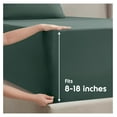thumbnail image 4 of Full Size Sheet Sets - 4 Piece Full Size Sheets, Deep Pocket, Hotel Luxury, Extra Soft, Breathable and Cooling, Forest Green Sheets for Full Size Mattress, 4 of 9