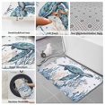 thumbnail image 6 of Ocean Turtle Bath Mat 3 Piece Bathroom Rug Set, Coastal Coral Seagrass Starfish Non Slip Bath Rug Contour Mat and Toilet Lid Cover, Absorbent Shower Mats Soft Bath Rugs and Mats Sets, 6 of 8