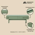 thumbnail image 4 of Ella 47.2" Coffee Table in Sage Green made from Engineered Wood, 4 of 11