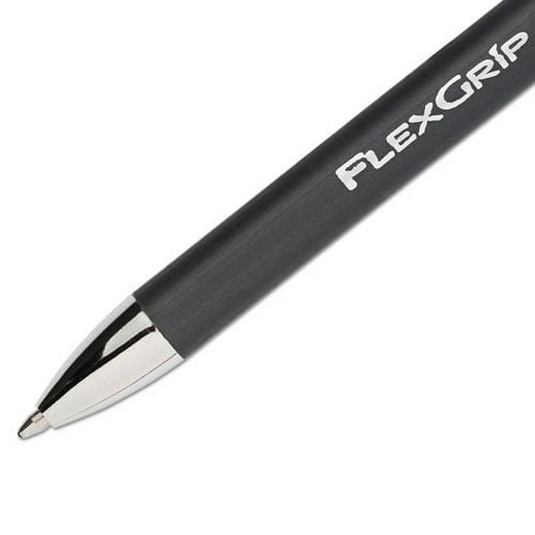 FlexGrip Elite Ballpoint Pen, Retractable, Medium 1 mm, Black Ink, Black Barrel, Dozen FlexGrip Elite Ballpoint Pen, Retractable, Medium 1 mm, Black Ink, Black Barrel, Dozen