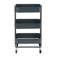 thumbnail image 4 of Carrito Organizador Onof  CARR Auxiliar de Almacenamiento 3 Niveles Negro, 4 of 7