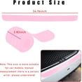 thumbnail image 2 of Yazoeia Car Rear Bumper Protector Guard, Auto Scratch-Resistant Rubber Trunk Door Entry Guard Accessory, Universal Non-Slip Vehicle Trunk Door Sill Protector for Most Cars (35"×2.7", Pink), 2 of 6