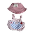 thumbnail image 1 of Ropa de pato de peluche de 15 cm, linda ropa de animales de peluche suaves de moda para vestir Rosa, 1 of 8