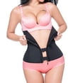 thumbnail image 2 of Kiwi-Rata Women 4 Hook & Zip Latex Waist Cincher Body Shaper Corset, 2 of 5