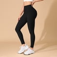 thumbnail image 5 of Laqbezok Women's High Waist Butt Lifting Cargo Leggings, Scrunch Butt Yoga Pants with Pockets, Tummy Control Athletic Workout Tights, 5 of 6
