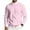 Pink, variant on LTTVQM Mens Crew Neck Sweaters Long Sleeve Lightweight Knit Dress Pullover Sweaters Khaki L