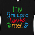 thumbnail image 4 of Inktastic My Grandpop Loves Me Boys or Girls Toddler T-Shirt, 4 of 5