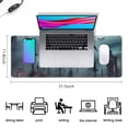 thumbnail image 5 of Long Mouse Pads for Desk,Halloween Graveyard Scene Pattern Desk Mats on Top Of Desks, Desk Mouse Pad Extra Large with 3mm Non-Slip Base and Stitched Edge for Gaming,Office,Work,Home 31.5x11.8in, 5 of 5