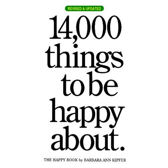 Pre-Owned 14,000 Things to Be Happy About Paperback
