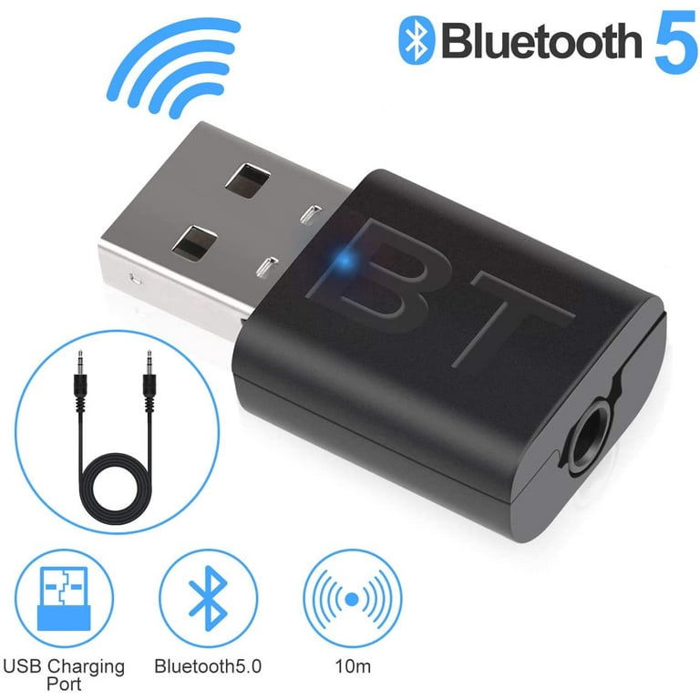 USB Bluetooth Adapter 5.0 Bluetooth Dongle Bluetooth Transmitter Receiver for Laptop Desktop TV Bluetooth Speaker Headset 10/8.1/8 / / XP/Vista - Walmart.com