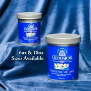 Goddard & rsquo ؛ s الرغوة البولندية الفضية & ndash ؛ منظف المجوهرات الفضية للتحف والملحقات والحلي & أمبير ؛ المزيد & ndash ؛ منظف فضي لحماية الفضيات & ndash ؛ مزيل الورنيش للمجوهرات ث/قضيب الإسفنج (18 أونصة)