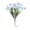 Blue, variant on 2pcs Artificial Spring Grass and Orchid Bouquets, Sweet Style Faux Floral Decor, Fresh Whimsical Dried and Artificial Flower Arrangements for Wedding and Home Interior Decoration, Blue