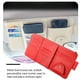 thumbnail image 5 of Sidaley Bolsa para parasol de coche, tarjeta, gafas de sol, bolsa con cremallera, funda de soporte de almacenamiento para teléfono móvil, organizador Automoción decorativa y accesorios Rojo Sidaley VI015250-05B, 5 of 6