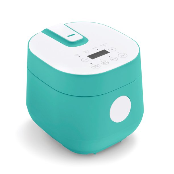 GreenLife Rice and Bean Cooker, 4 Cups, Teal