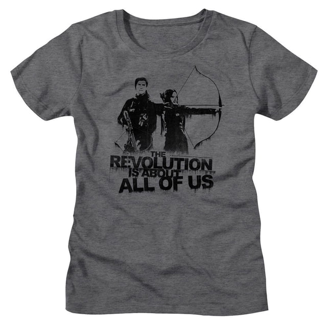 Hunger Games About All Of Us Deep Heather Women's T-Shirt S