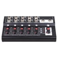 thumbnail image 2 of Mezclador de micrófono Tablero de mezcla de sonido de audio Enchufe americano profesional de 10 canales para transmisión , compatible Hugo Mezclador de sonido de audio, 2 of 6