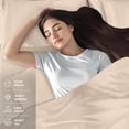 thumbnail image 3 of King Bed Sheet Set Piece Bedding Soft Brushed Microfiber Fabric Shrinkage & Fade Easy Care (), 3 of 6
