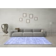 thumbnail image 3 of Ahgly Company Indoor Rectangle Solid Blue Modern Area Rugs, 8' x 12', 3 of 4