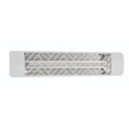 thumbnail image 4 of Eurofase Heating - 4000 Watt Electric Infrared Dual Element Heater-240 Voltage-Stainless Steel Finish-Clover Decorative Fascia, 4 of 9