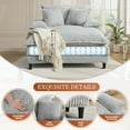 thumbnail image 4 of Rophefx Oversized Chaise Lounge with Adjustable Backrest,54.8" Cloud Sofa Bed with Deep Seat for Living Room,Grey, 4 of 6