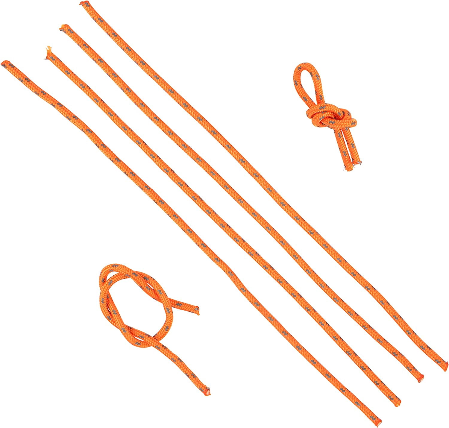Allen Company 10" Highly Reflective Twistable Flagging Cord Tape, 6 Ct, Reflective Orange, Polyester