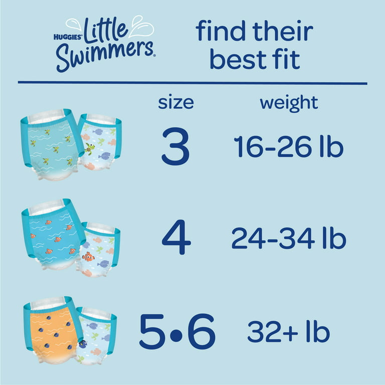 Huggies Little Swimmers Swim Diapers, Size 3, 20 Ct