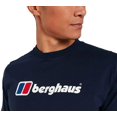 thumbnail image 5 of Berghaus Men's Organic Big Classic Logo 4A001111R14 T-Shirt Blue UK-2XL, 5 of 7